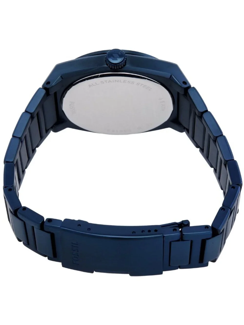 NWT Fossil Everett Quartz Blue Dial Men's Watch